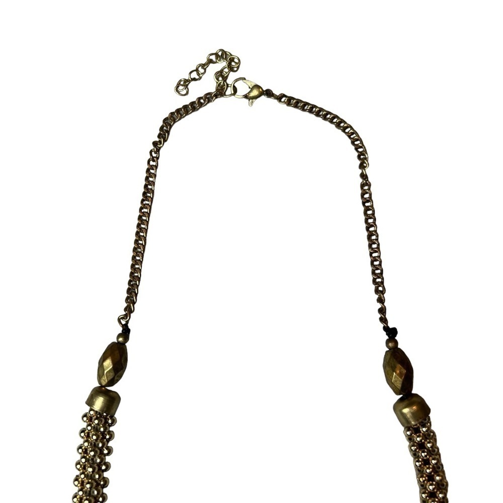 Mixed Medal Necklace w/Adjustable Lobster Claw Closure - Picture 7 of 8